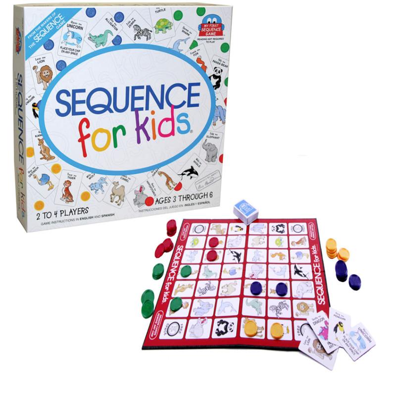 Sequence Kids Board Game No Reading Required Party Game For Logical Thinkers