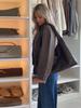 2025 Autumn/Winter Women's Casual Round Neck Long Sleeve Button-up Cardigan - Lazy Style