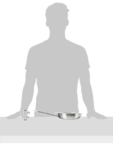 ZWILLING Henckels Japan ZWILLING SS Frying Pan 3PLY Stainless Steel Fully Structure Compatible with IH 10 Years Warranty Japanese J.A. "Pro 20cm"