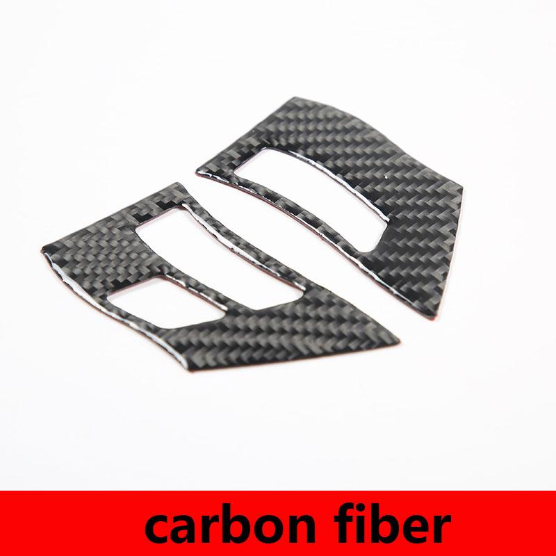 Pentru Chevrolet Corvette C6 2005-13 din fibră de carbon moale pentru cadru de butoane pentru volan, acoperire, autocolant, accesorii auto