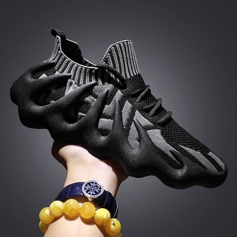 Flying Woven Coconut Shoes Women's Shoes Summer Breathable Mesh Sports Running Octopus Volcano Casual Soft-soled Dad Tide Shoes