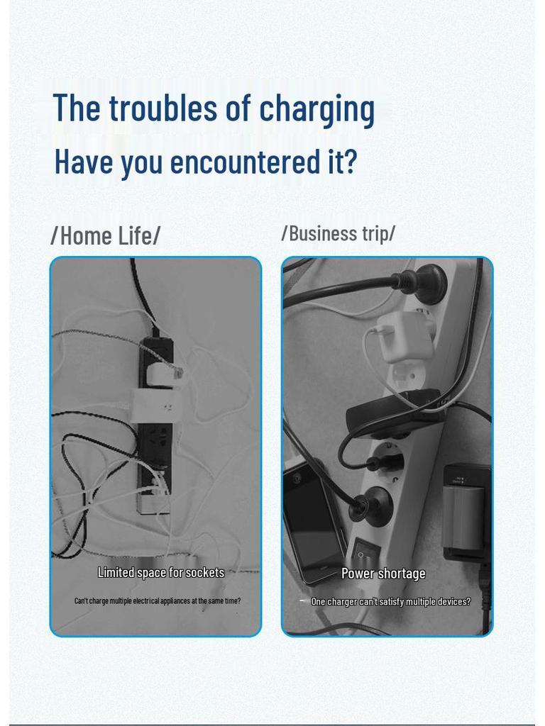3C Certified Dual Port Charger with Fast Charging PD+QC3.0 for Apple & Android