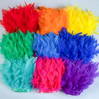10Meter Natural Turkey Feathers Trims 10-15cm for DIY Crafts Ribbon Sewing Fringe Clothing Wedding Home Party Dress Decor Plumas
