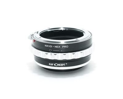 CONCEPT Nikon AI G Lens To NEX E Mount Adapter PRO with Lens Cloth K&F Ng-nex-pro (KFNEXPRO)