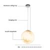 Nordic Minimalist Planet Spherical Light, Lobby Exhibition Hang Lighting, Coffee Shop Restaurant Led Pendant Light Hoom Decor