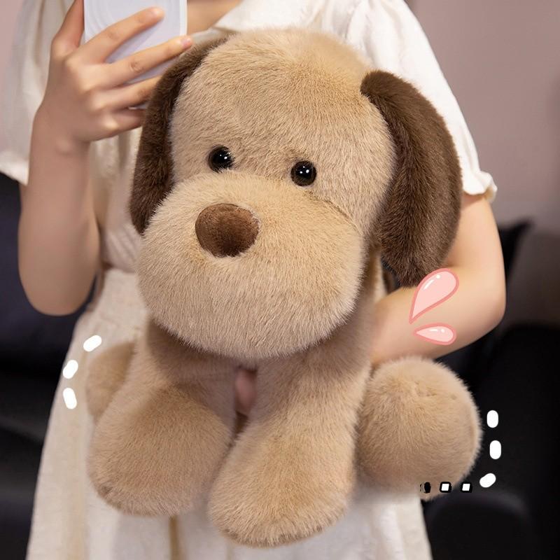 Retriever Golden Realistisk Kosedyr Dukke Bomullsfyll Barn Gave Komfort