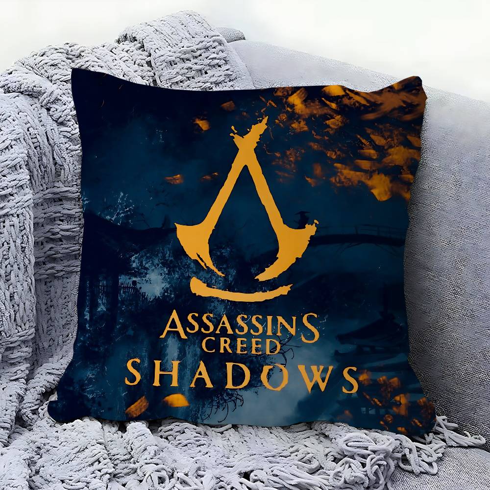 ASSASSIN'S Anime CREEDS Pillow Cover Design Cushion Cover Decor Holiday Decorati