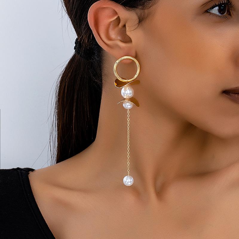 

Vintage long tassel earrings золотой