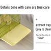 Nano Folding Indoor Dog and Small Pet Cage with Display Table