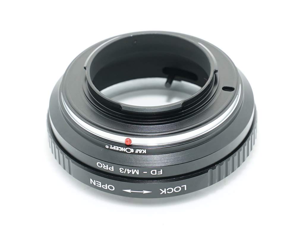 CONCEPT Canon FD Lens to Micro Four Thirds Mount Adapter PRO with Lens Cloth K&F m4/3 fd-m43-pro (KFM43PRO)