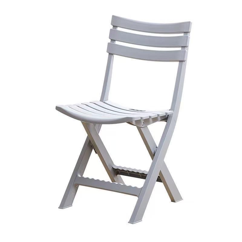 Foldable Ultra-Light Plastic Outdoor Chair for Balcony & Courtyard