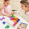 Geometric Slide Puzzle Board Game Plastics Colorful Puzzle Intelligence Toys  Children's Day Gift