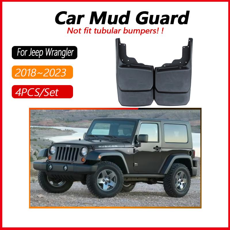 4 Stück Auto Radkotflügel für Jeep Wrangler JK 2007~2017 Frostschutz Verbreiterung Schmutzfänger Spritzschutz Schmutzfänger Auto Zubehör