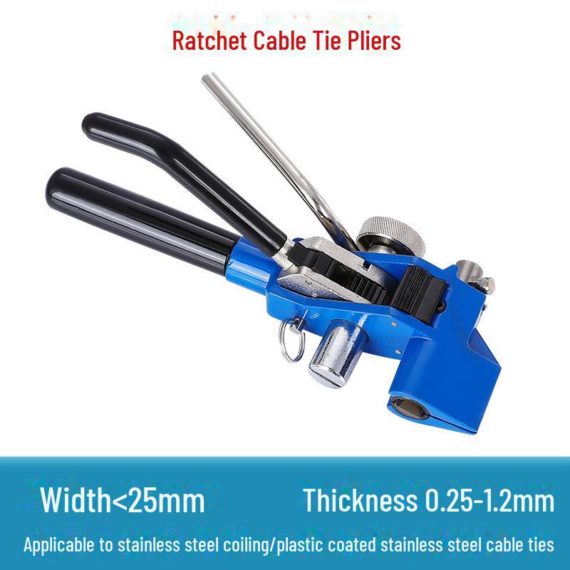 Halbautomatische Kabelbinderpistole und -schneider aus Edelstahl