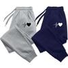 Women Jogging Pants Elastic Drawstring Waist Solid Color Sport Trousers with Pockets Exercise Gym Pants Streetwear