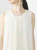 Beams Heart Women's G.GREEN FREE Back Ribbon Jacquard Dress