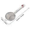 304 Stainless Steel Flour Sieve Fine Mesh Strainer Spoon With Cute Handle Food Filter Spoon Colander Kitchen Gadgets