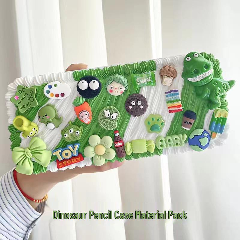 DIY Handgemachtes Cremeleim Stiftebox Set – Kreatives und Niedliches Schüler Schreibwaren Paket