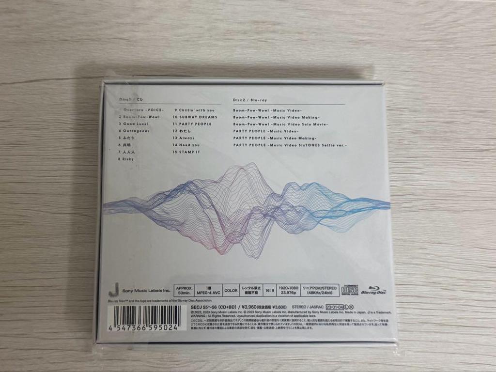 [USED] SixTONES Voice First Press Edition A