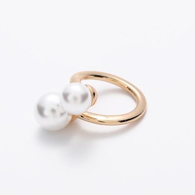 Pearl Brooches For Women Scarf Buckle Geometry Elegant Scarf Buckle Ring Clothing Accessories