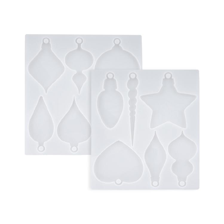 

Christmas Pendant Crystal Silicone Molds Keychain DIY Epoxy Resin Mould Crafts 1