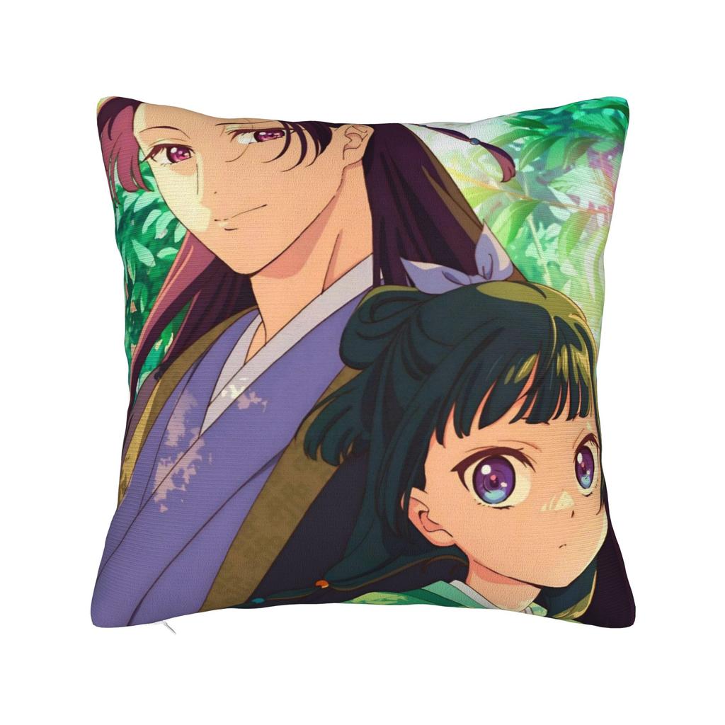 The Apothecary Diaries Maomao Pillowcase Soft Polyester Cushion Cover Decor Cartoon Anime Throw Pillow Case Cover Bed Zipper