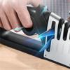 Multifunctional Knife Sharpening Tool, Stainless Steel Blade, Quick Sharpener, Handheld, Multifunction, Kitchenware, 4 In 1