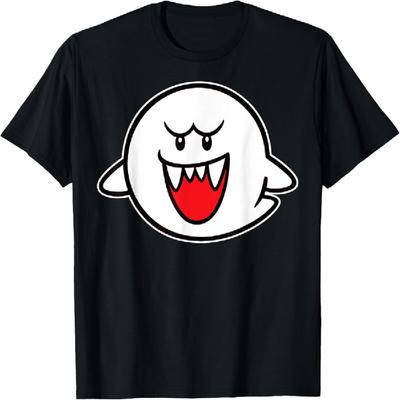 Nintendo Super Mario Boo Character Portrait Graphic T-Shirt T-Shirt