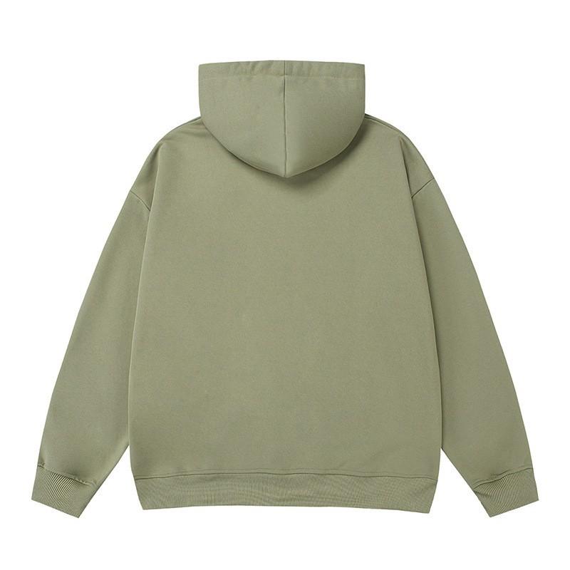 Retro Simple Solid Color Autumn Hooded Sweatshirt for Men and Women Loose and Versatile Bottoming Hoodie