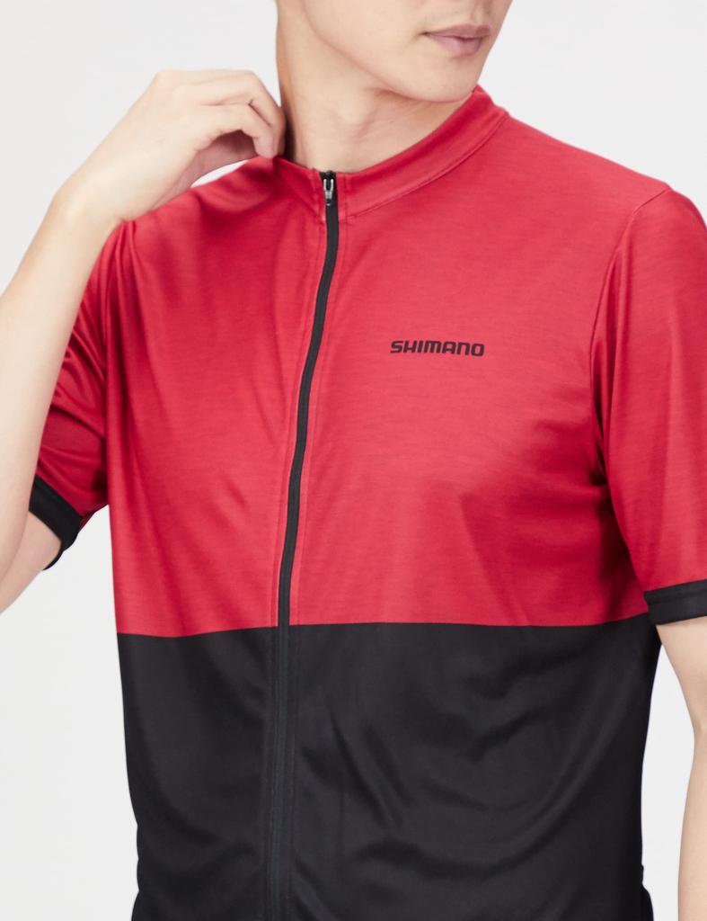 Cycling Jersey Element Jersey Red S Recommended [SHIMANO] Men's (European Size) height 167-173cm