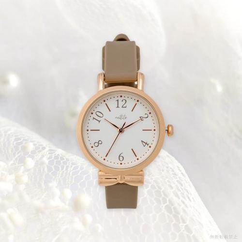 Fieldwork Women's Analog Watch with Silicone Band, Brown, M098-4