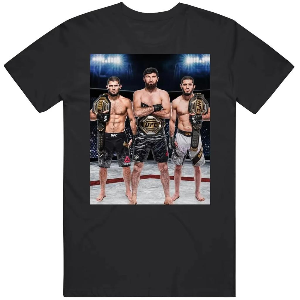 Khabib Nurmagomedov Islam Makhachev Campioni UFC Maglietta