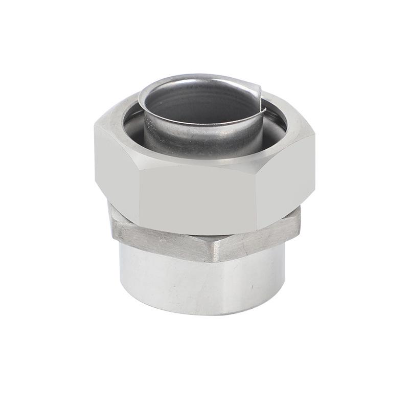 304 Stainless Steel Plastic-Coated Metal Hose Connector with Internal Thread