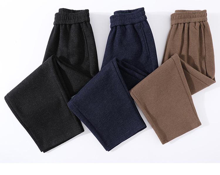 Women's Small Harem Pants - Autumn/Winter, 8/9 Length, Plus Velvet Thick Wool, Elastic Waist Casual Sweatpants