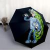 1pc Rick Sanchez Automatic Folding Umbrella - Sturdy 8-Rib Polyester Canopy,Sun-Defying Travel Companion yy251023169