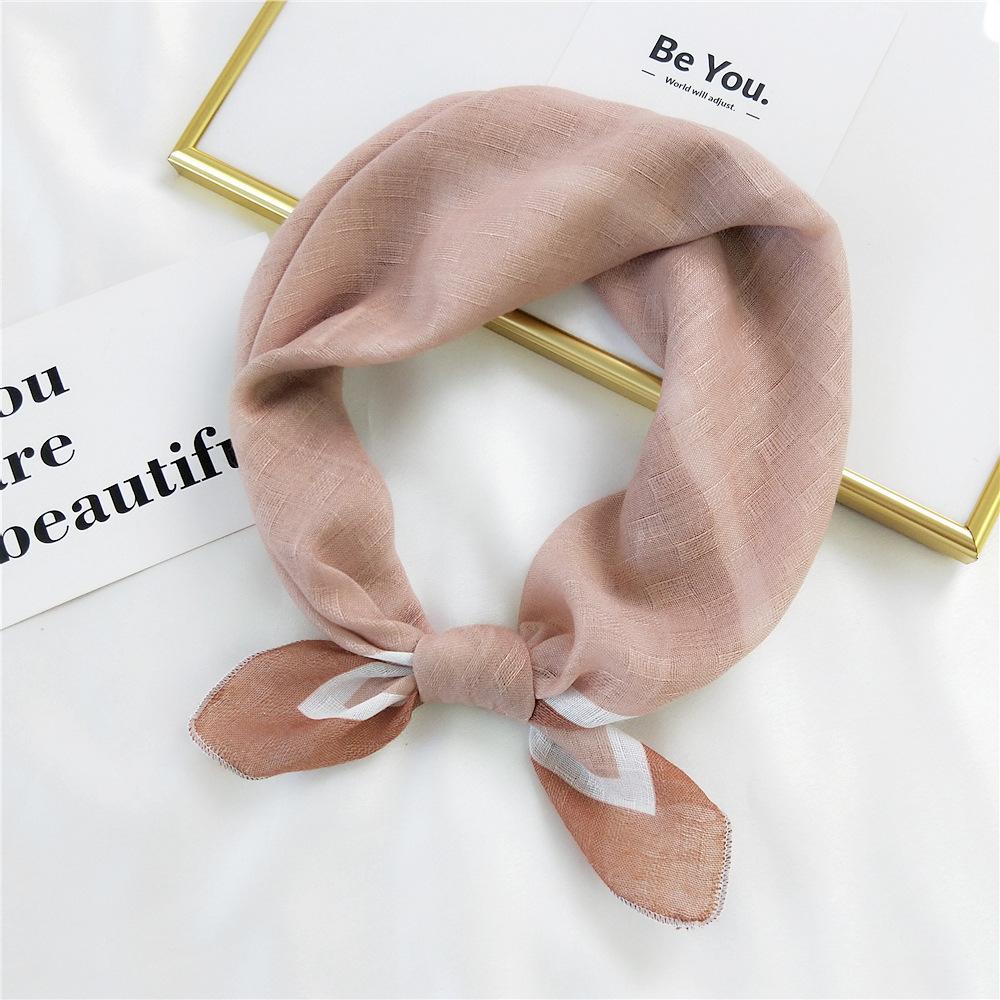 New Solid Color Scarf For Women In Spring And Autumn Versatile Ribbon Wrist Strap Headband Fashionable Decoration Student Neck Protection Small Scarf
