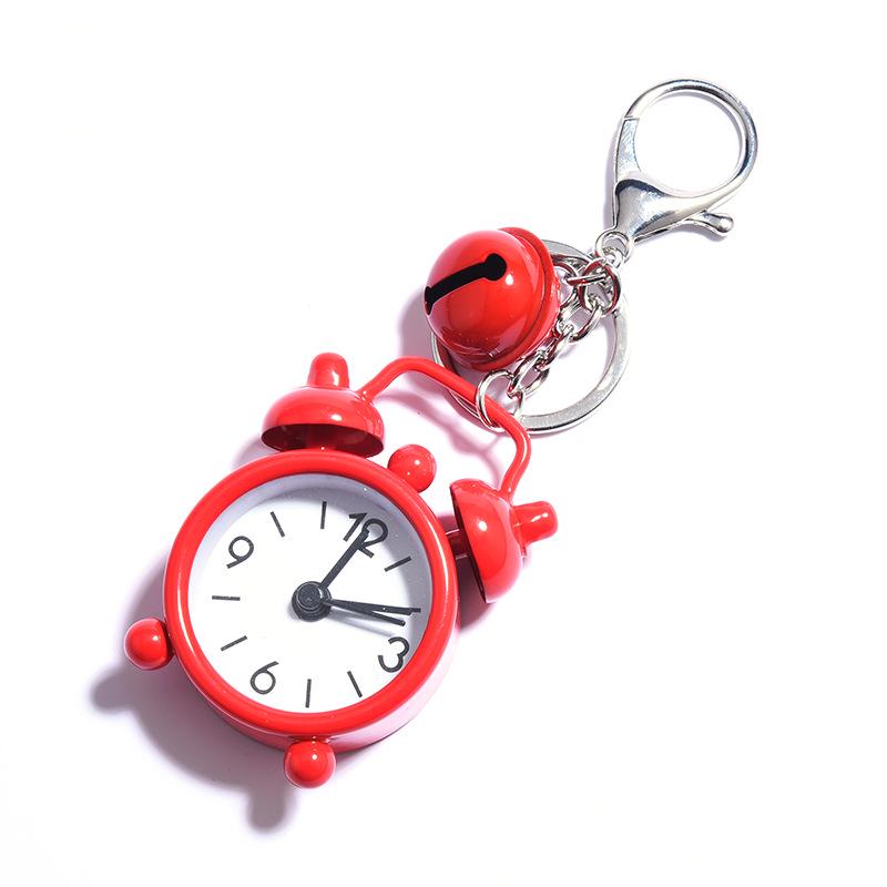 Mini Alarm Clock Keychain: Creative Ornament & Charm for Car, Bag, or Couple Gift