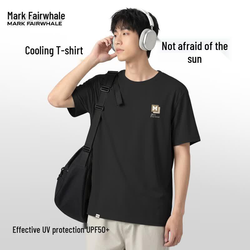 Mark Fairwhale Men s Ice Silk UV Protection Short-Sleeved T-Shirt XL