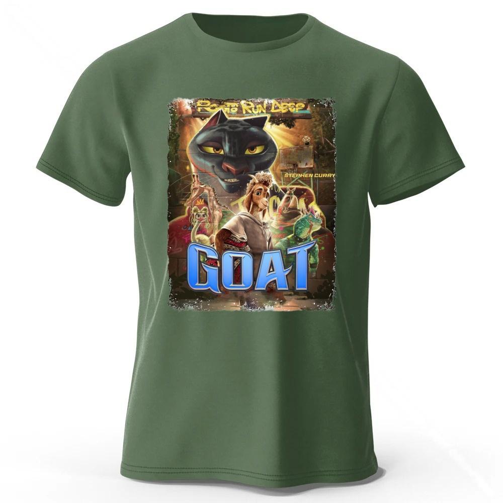 2026 New Anime Movie Miracle Dream Team GOAT Pure Cotton ShortSleeve Merchandise Unisex Street Fashion Casual PlusSize TShirt