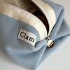 Round Pouch _ Blue Powder