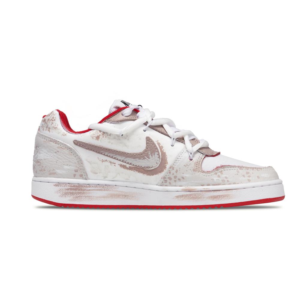 Nike EBERNON Lonely Cloud Slip Resistant Low top Skateboard Shoes Men's Ecru AQ1774-101(Team1068-)