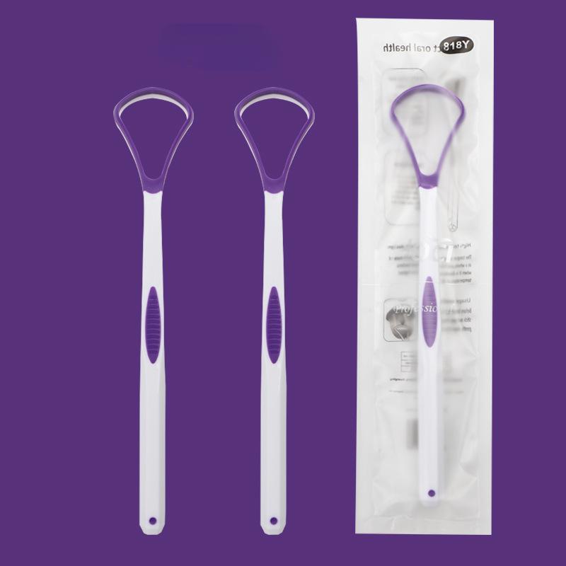 Tongue scraper Tongue coating Cleaner Tongue scraper Remove bad breath Tongue coating Thick white Oral care Independent pack