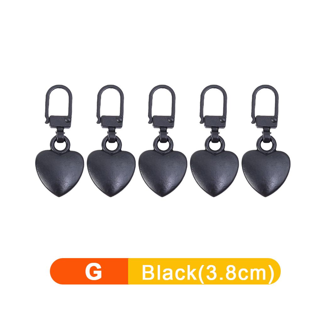 5/1 pz Tiracerniera staccabile universale Kit di riparazione per cerniere in metallo di ricambio per valigie, borse, vestiti e cursori per cerniere