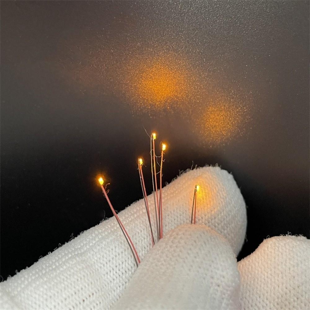 10 Stück HO N OO Maßstab Modellbahn Licht Rot Schwarz Linie DIY Umbau Modell Licht