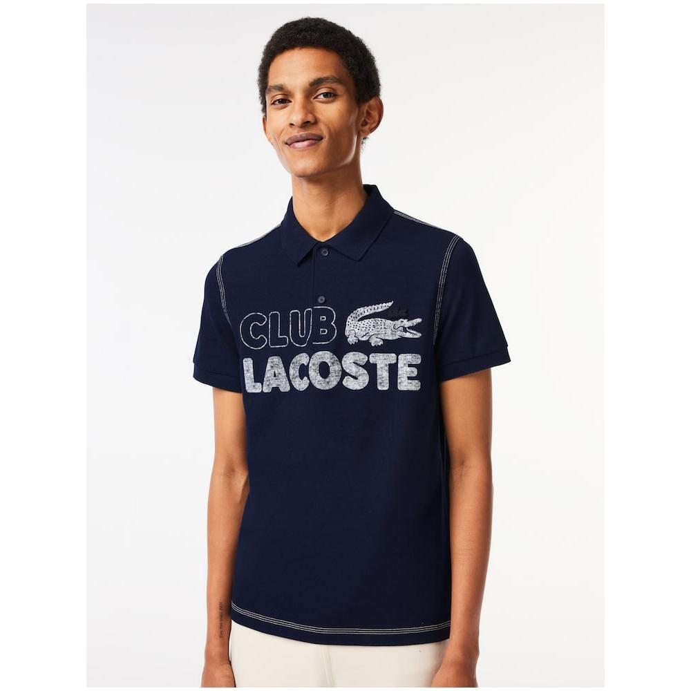 

Lacoste Мужская летняя рубашка-поло с графическим принтом PH5452 53G 166 Q2NPH5452 53G166