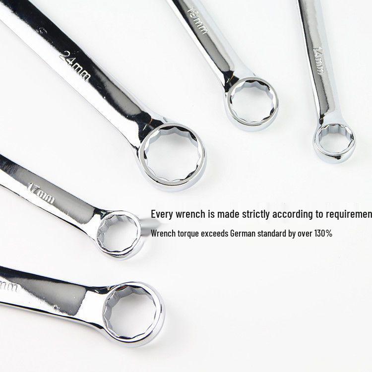 Thickened Multifunctional Wrench Set: Combination, Open-End, Box-End, and Fixed Wrenches for Auto Repair