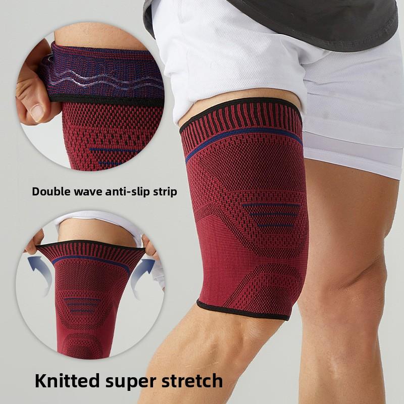 Thigh Protection High Elastic Knitted Nylon Cycling Basketball Sports Professional Protective Gear Anti-thigh Muscle Strain Knee Pads