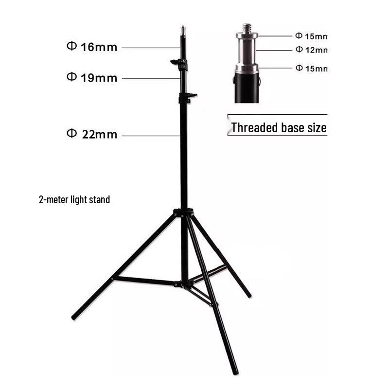 E27 Screw Base Softbox Light Kit for Photo Studio and Live Streaming