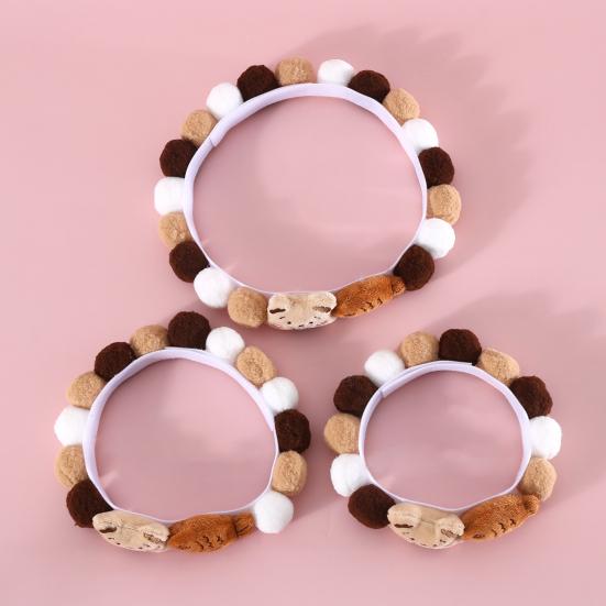 Pet Accessories Collar Cartoon Adjustable Trendy Personality Animal Design Dress Up Cotton