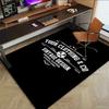 1pc Vintage Clothing Home Office, Durable Polyester Floor Mat with Easy, Office Decor, Urban Style, Nonslip Backing